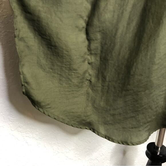 Show Me Your Mumu Peta-Boo army green cold shoulder tunic top Extra Small XS - Picture 6 of 15